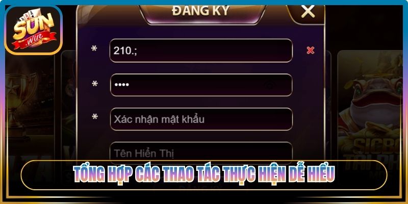 Tổng hợp các thao tác thực hiện dễ hiểu