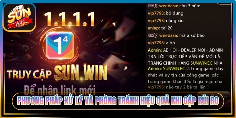 Phương pháp xử lý và phòng tránh hiệu quả khi gặp rủi ro