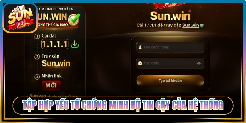Tập hợp yếu tố chứng minh độ tin cậy của hệ thống